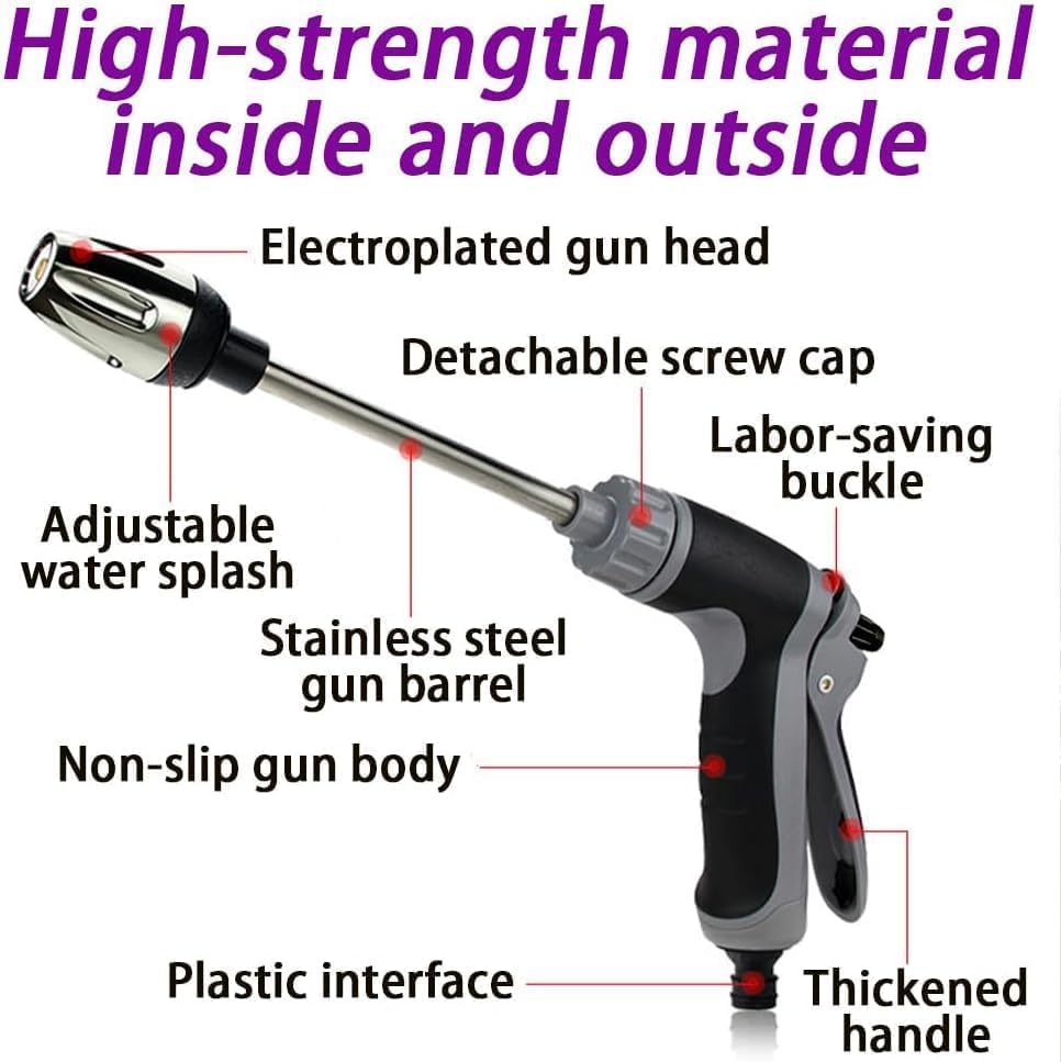 Idropistola Antincendio Storz In Alluminio Ad Alta Pressione Da 50mm Con Ugello Flessibile Per Tubo Antincendio - Foto 4