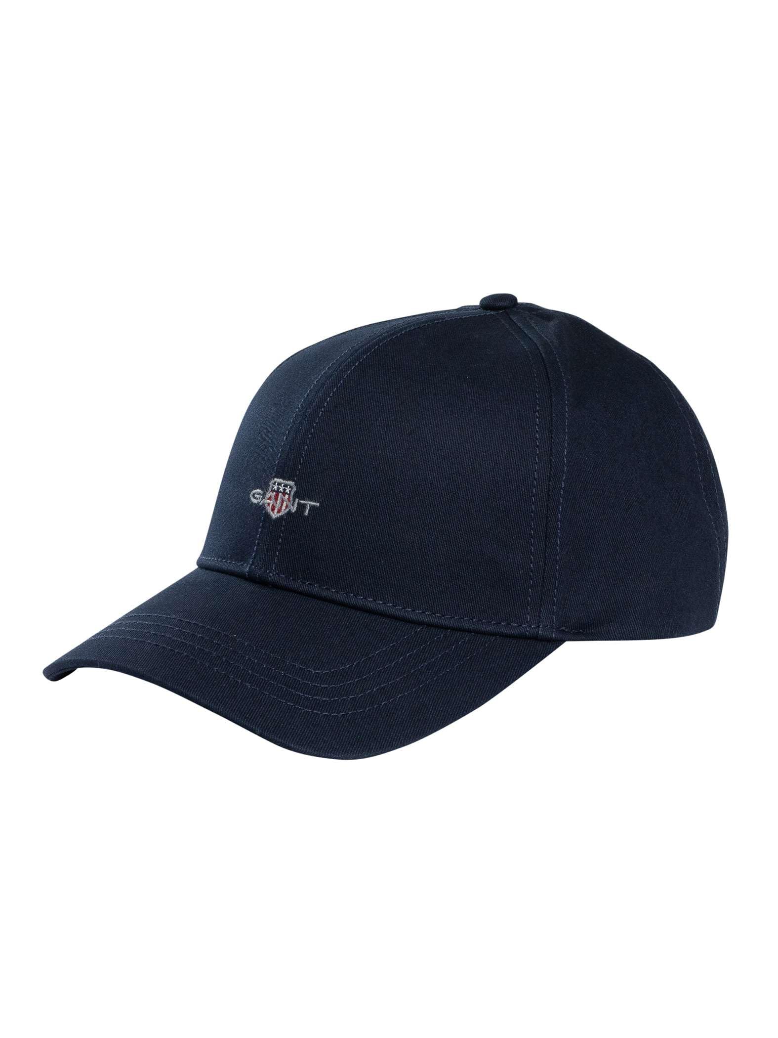 Gant Unisex Navy High Shield Cotton Twill Cap Baseball, One Size