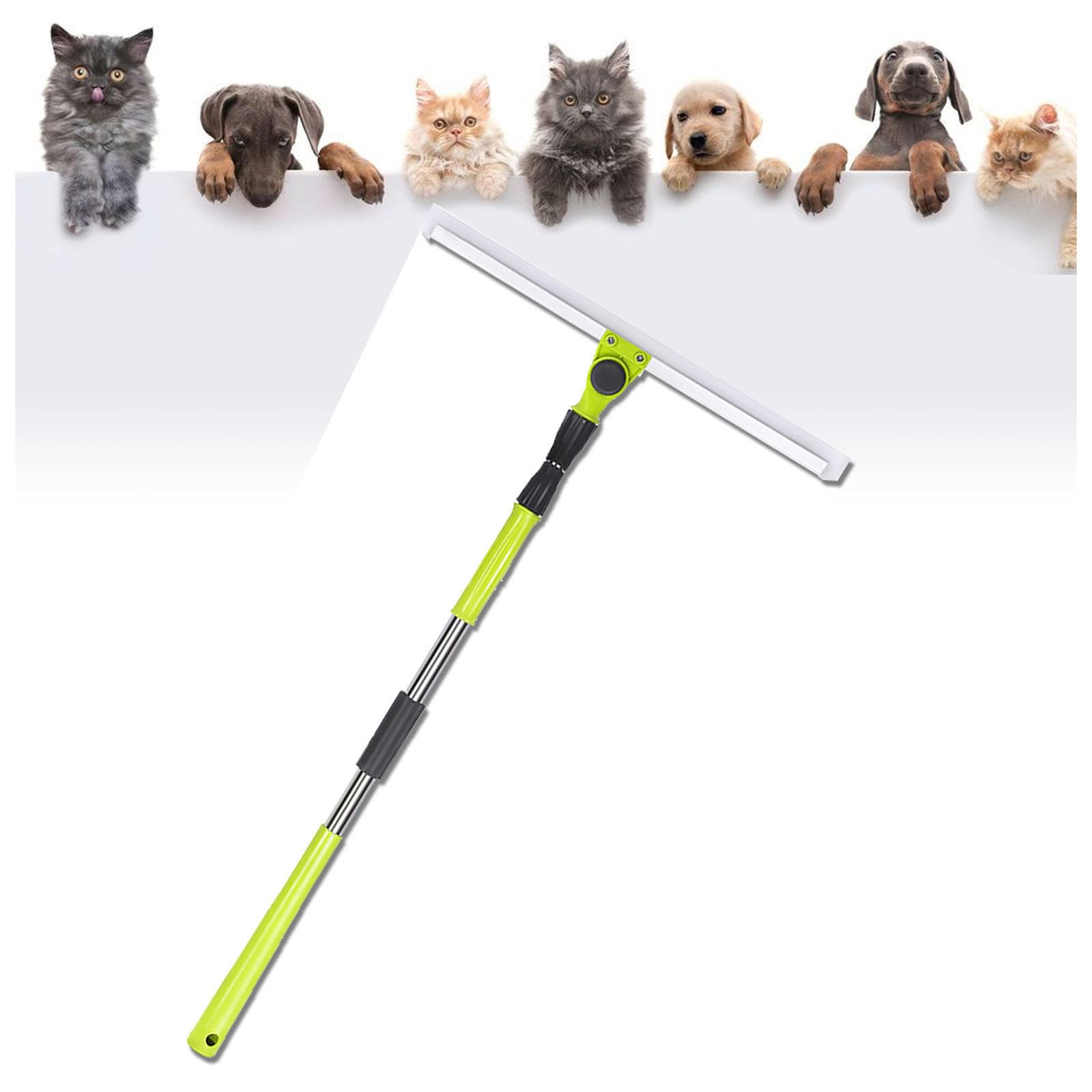 Escoba De Goma para Suelos, con Mango De 130 Cm De Largo Aragan para Suelos, Magic Broom Sweeper Limpia Vidrio,Polvo Fino,Cabello Y Líquidos,Large:50×130cm