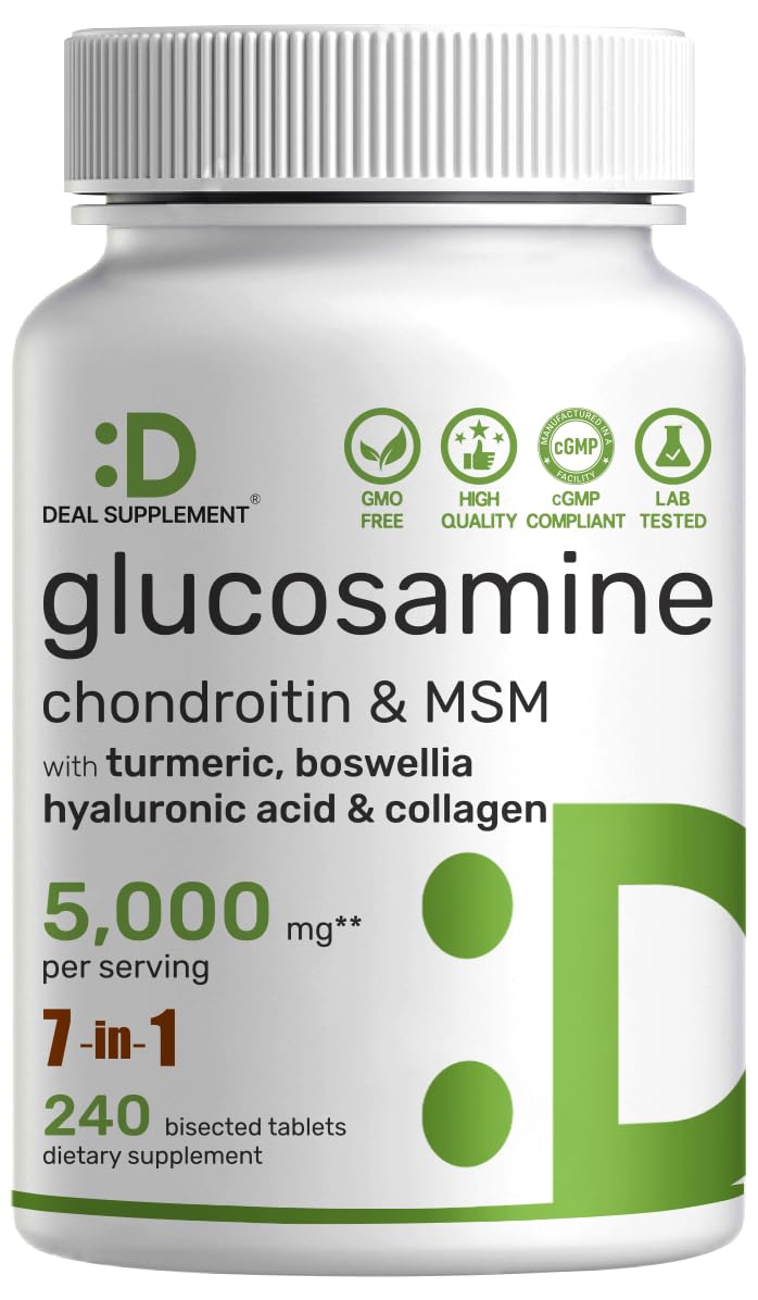 Glucosamine Chondroitin & MSM Complex, Joint Support*, 240 Bisected Tablets