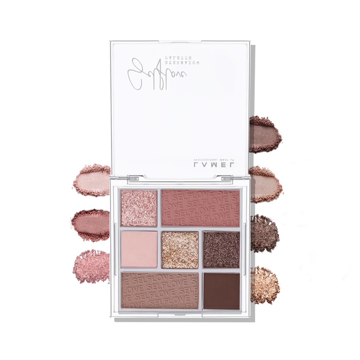 Lamel Selflove Eyeshadow Palette, Easily Create Beautiful Looks, Soft, Blendable Texture, Matte, Shiny and Pearlescent Shades, No Creasing or Crumbling, 402-Multi - 8.5g-picture-31