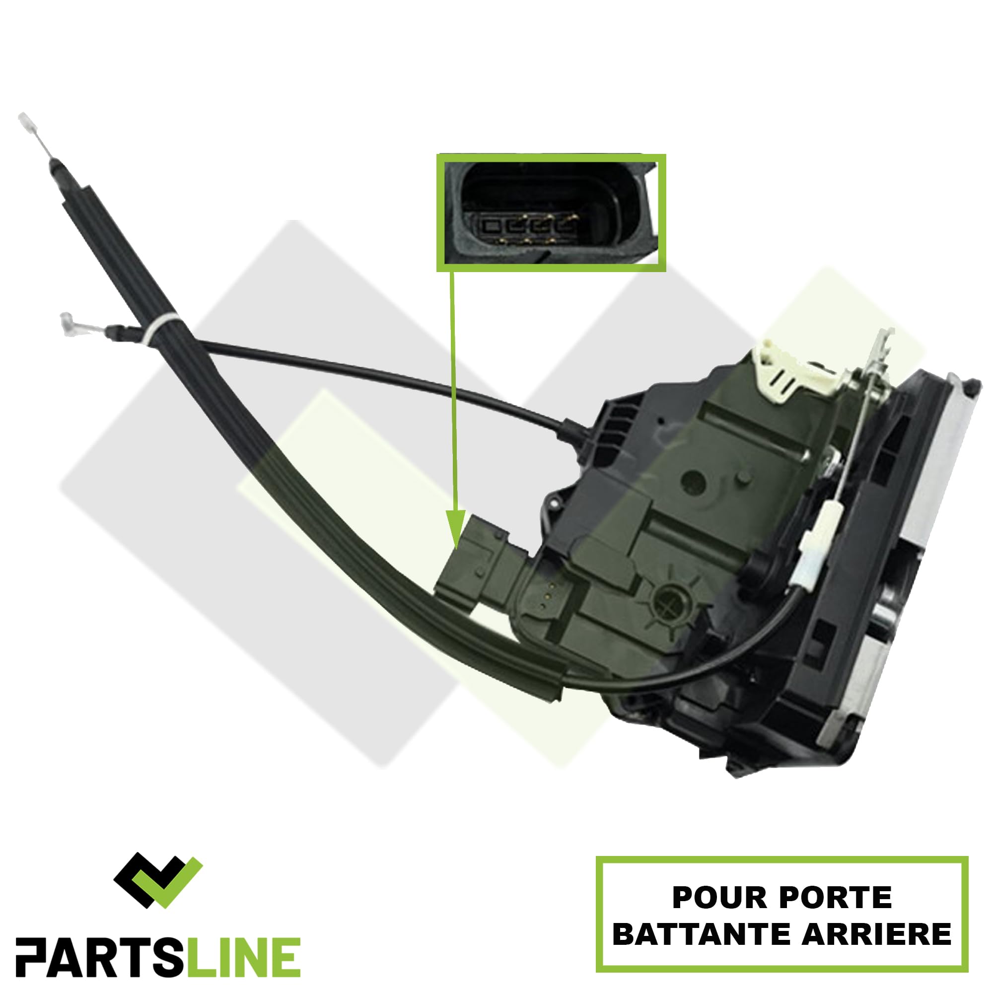 Serrure Mécanisme Moteur Électrique de Centralisation de Porte Battante Arrière compatible avec CITROËN JUMPER III, FIAT DUCATO III et PEUGEOT BOXER III - 8719.94 71778541