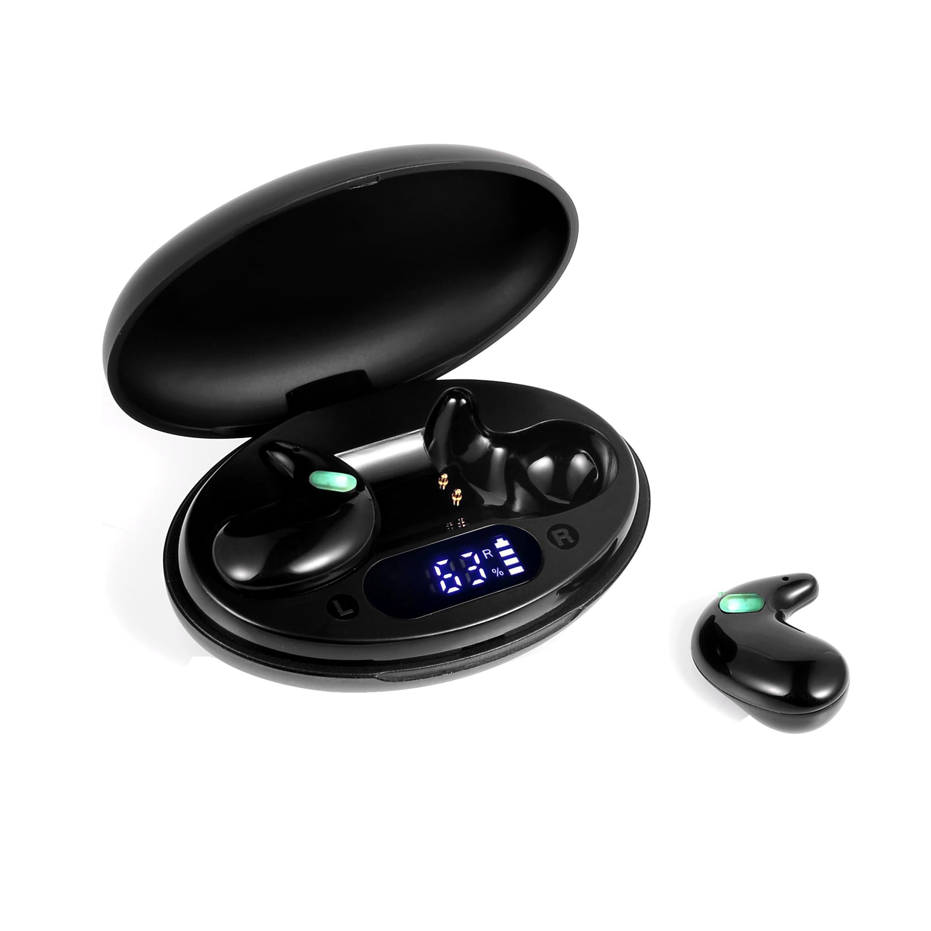 Sleep Headphones Invisible Wireless Bluetooth Sleep Earbuds for Side Sleepers Comfortable Noise Blocking Wireless Headphones for Sleeping 7H