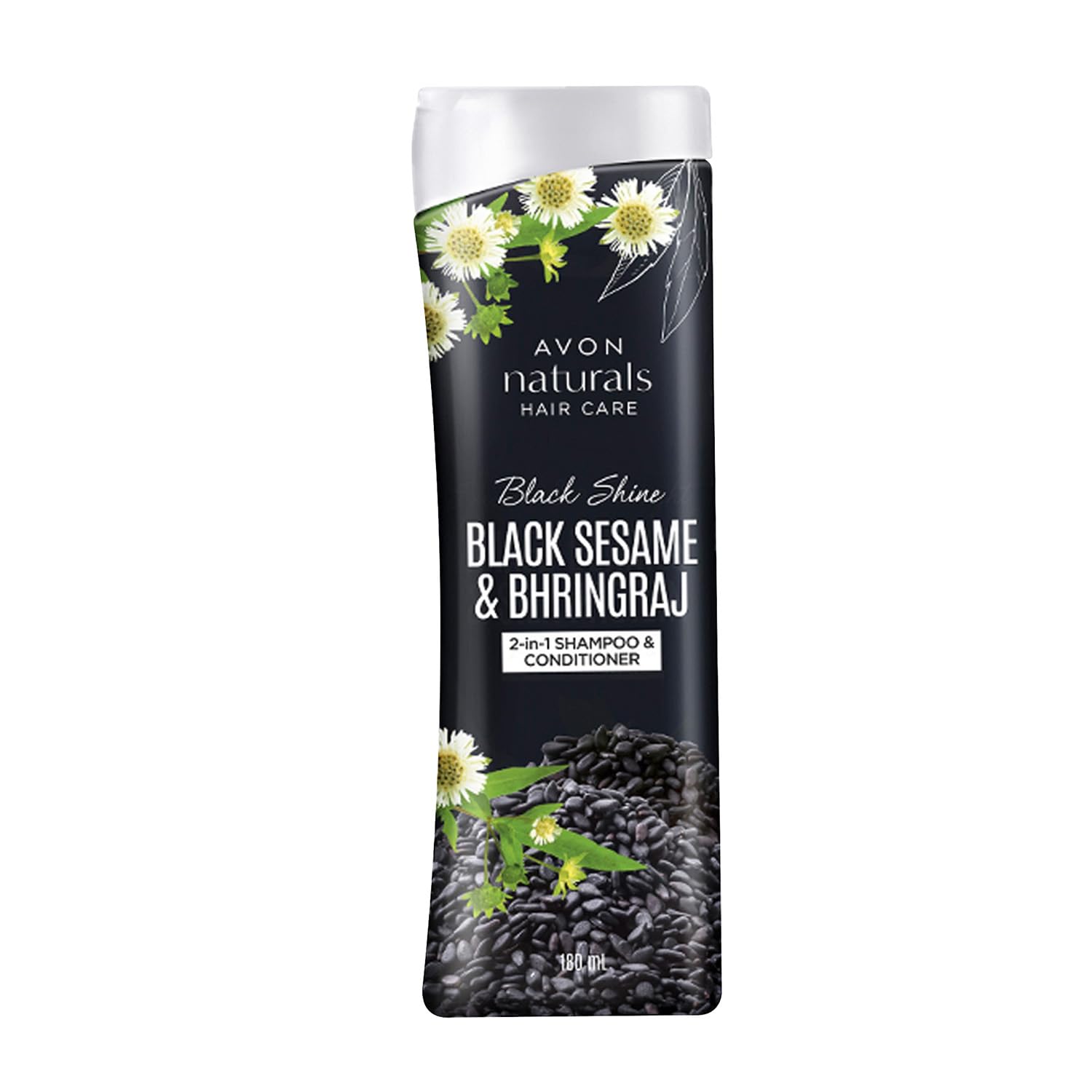 Naturals Black Sesame and Bhringraj 2-in-1 Shampoo & Conditioner Black Shine 180 ml
