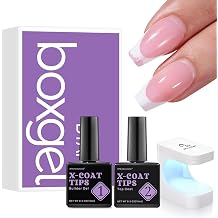 btartboxnails XCOATTIPS French Nails with Protection Duo Set