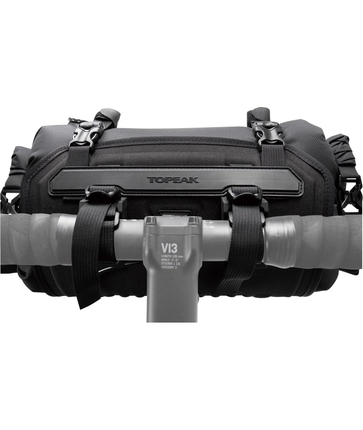 TOPEAK Przedni ładunek rowerowy, 8 l, czarny, 50 x 15 x 15 cm / 19,7 x 5,9
