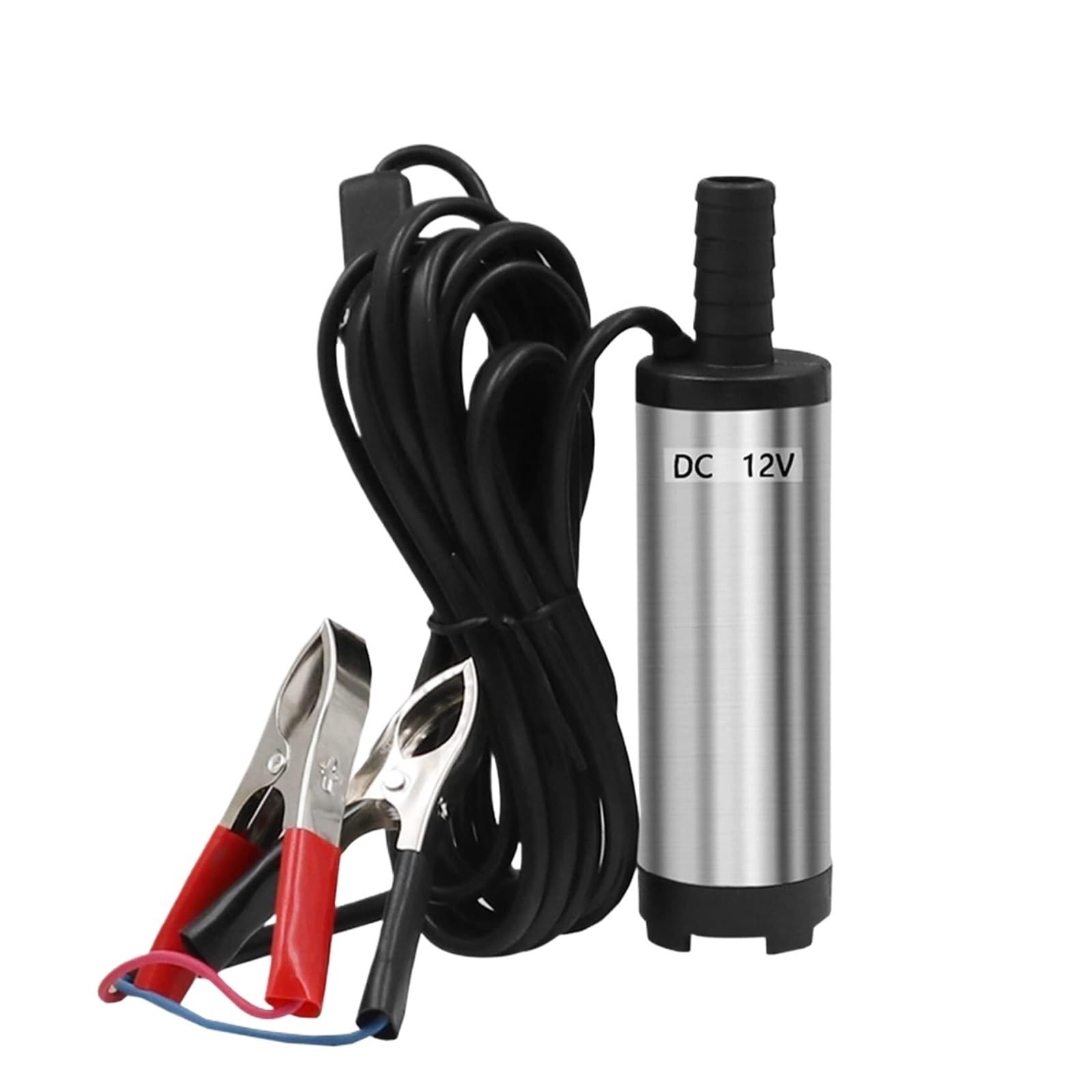 Diaphragm Pump, Peristaltic Pump 12V DC Fuel Water Oil Car Camping Fishing Submersible Transfer
