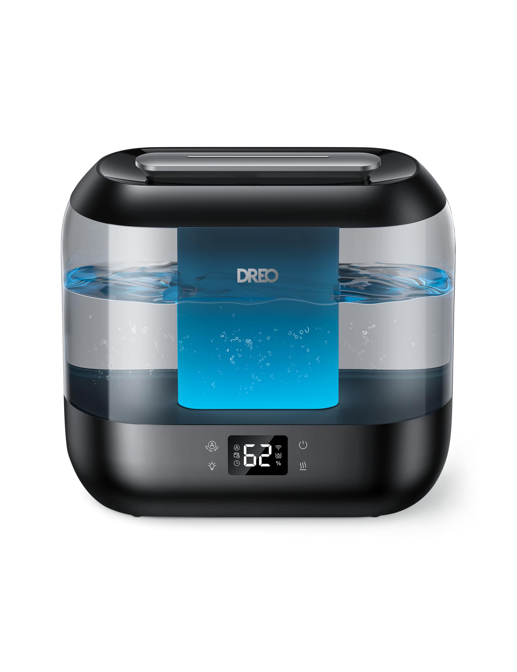 DREO 4L Humidifiers for Bedroom, 36H Runtime, 28 dB Quiet, HM311, Black