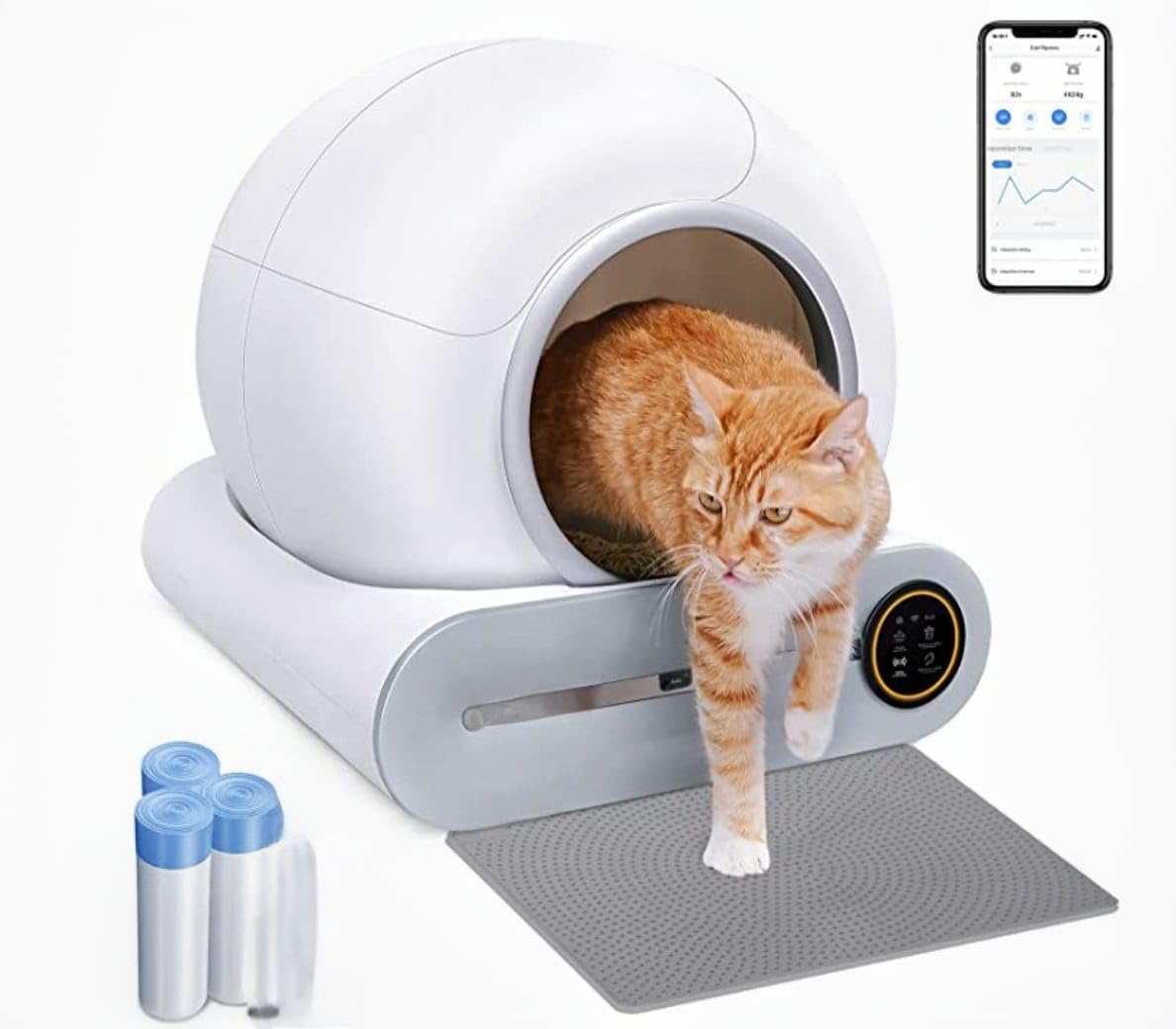 CHOMPS SelfCleaning Cat Toilet for Multiple Cats Self