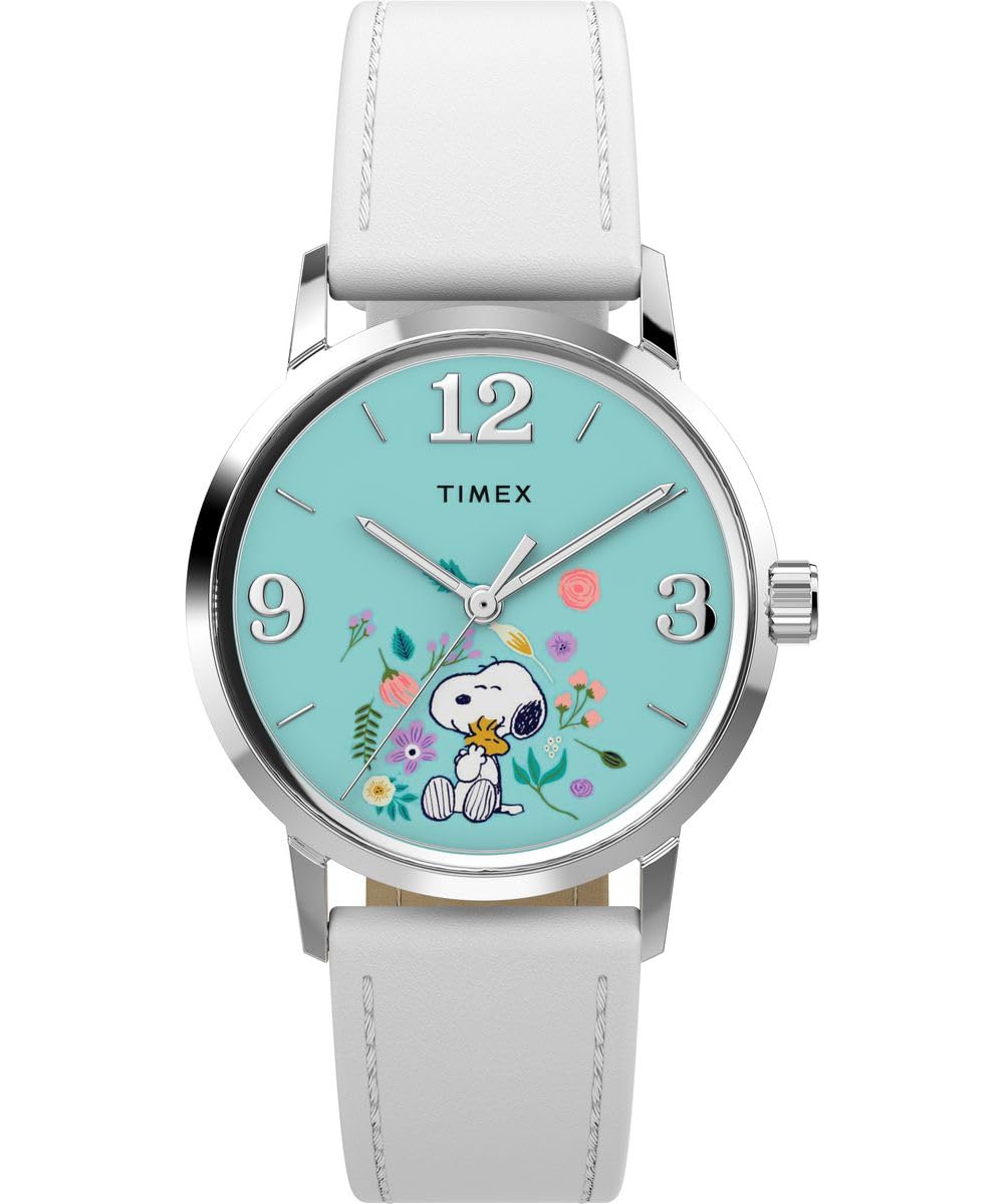 Timex Women Analogue Quartz Watch Peanuts Marlin