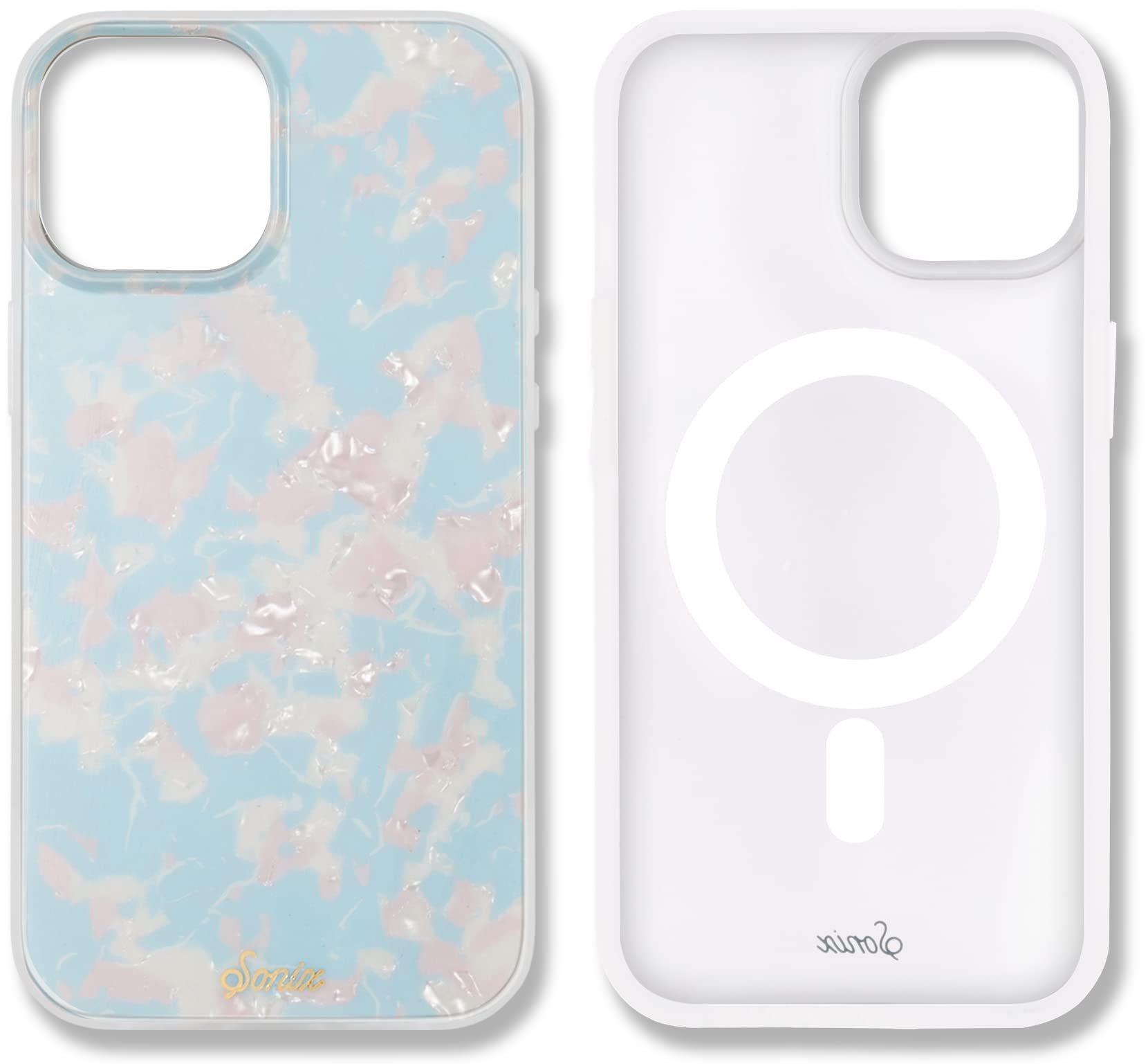 SonixCase for iPhone 14 Plus | Compatible with MagSafe | 10ft Drop Tested | Candy Tort Blue