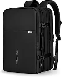 Mark Ryden Mochila de viagem masculina, 40L aprovada por companhias aéreas, Preto, 40L