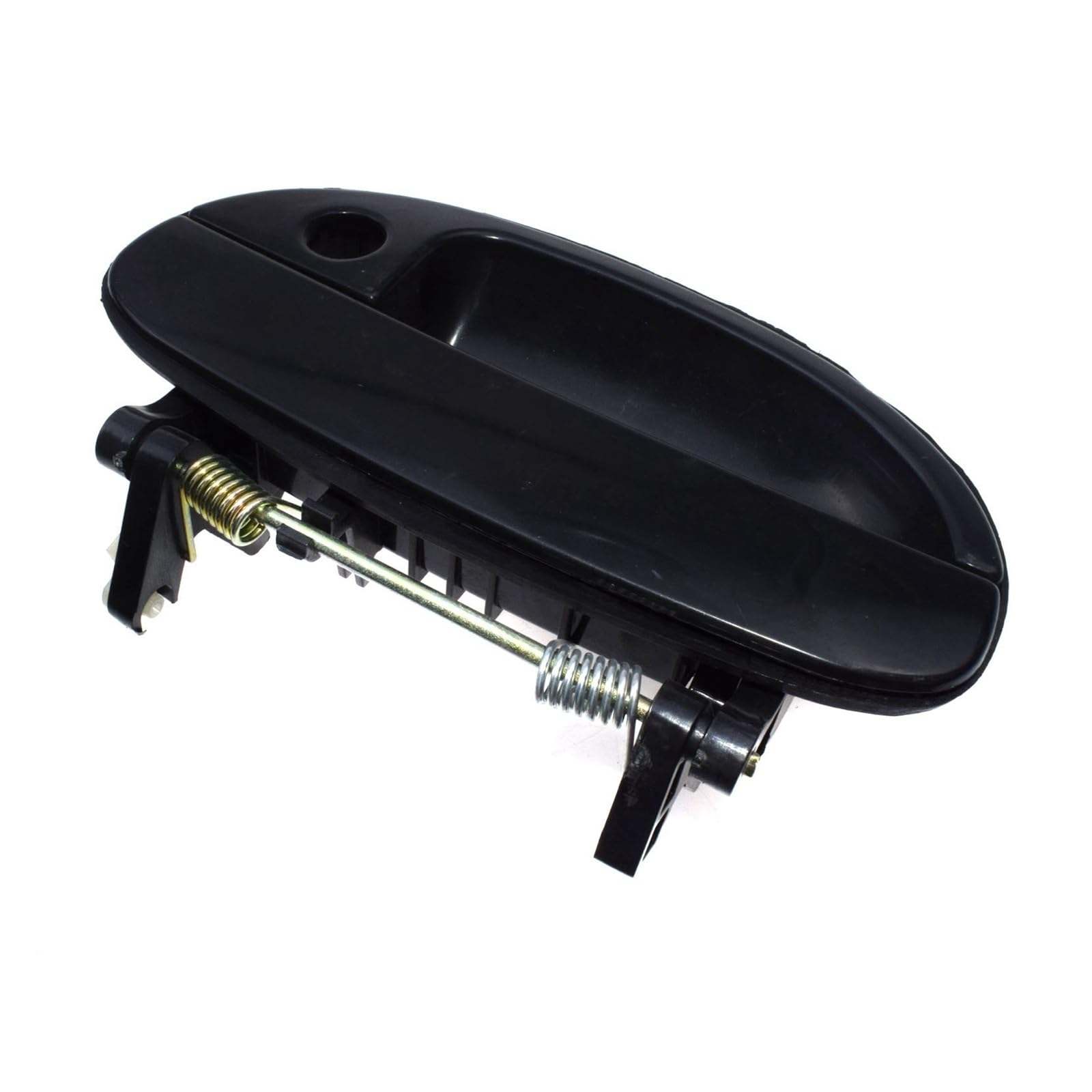 BYSKJZ Car Outer Door Handle Replacement for Daewoo for Nubira 2.0L 1999 2000 2001 2002 Car Exterior Outer Black Door Handle Front Left Right 96308043 96308042(Front Left)