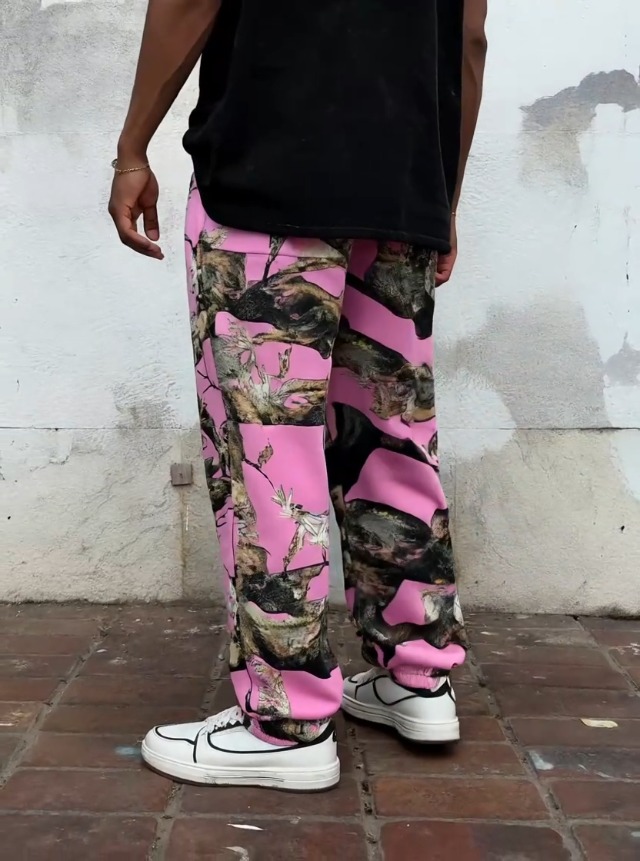 Amazon.com: DIOTSR Mens Baggy Sweatpants Athletic Graphic Print