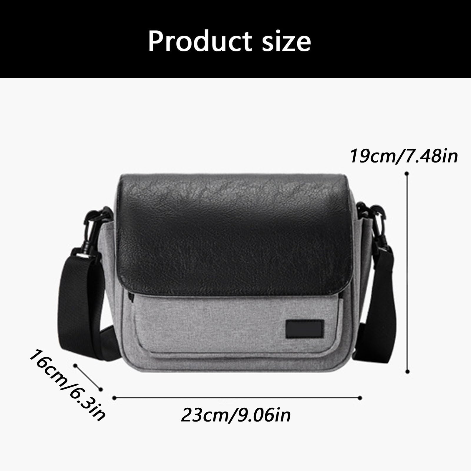 Borsa a tracolla leggera per fotografia all'aperto, con tracolla ergonomica e tasche multiple
