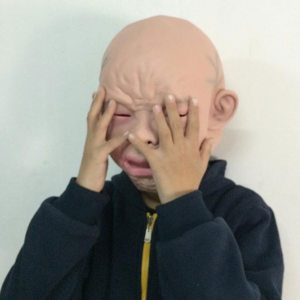 ガキの使い泣き赤ちゃんの被り物 Amazon.co.jp: 赤ちゃんマスク 大人用 ガキ使 笑ってはいけない