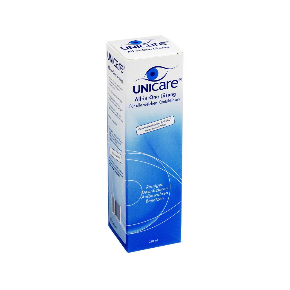 Unicare All in One Soft Lens Solution – 240 ml/8 oz