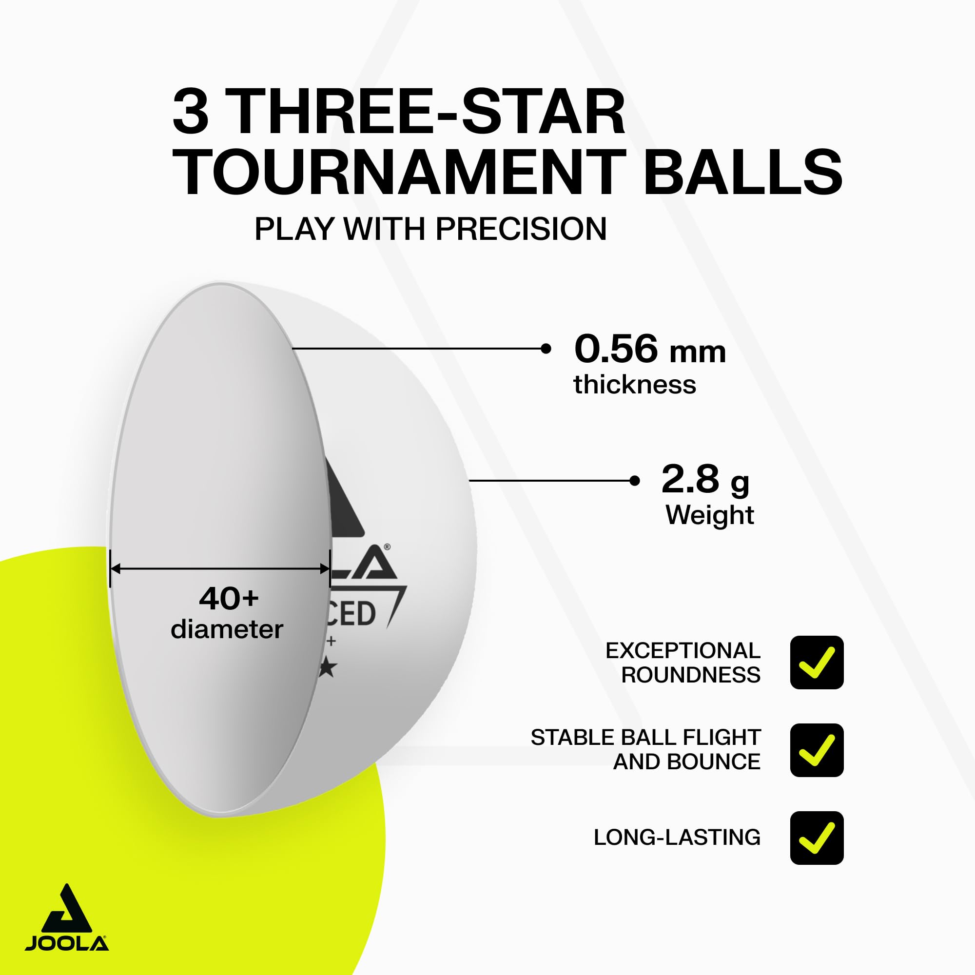 JOOLA Tischtennis Set inklusive Tischtennisschläger, Tischtennisbälle, Tischtennishülle, Tischtennisnetz, ITTF zugelassen