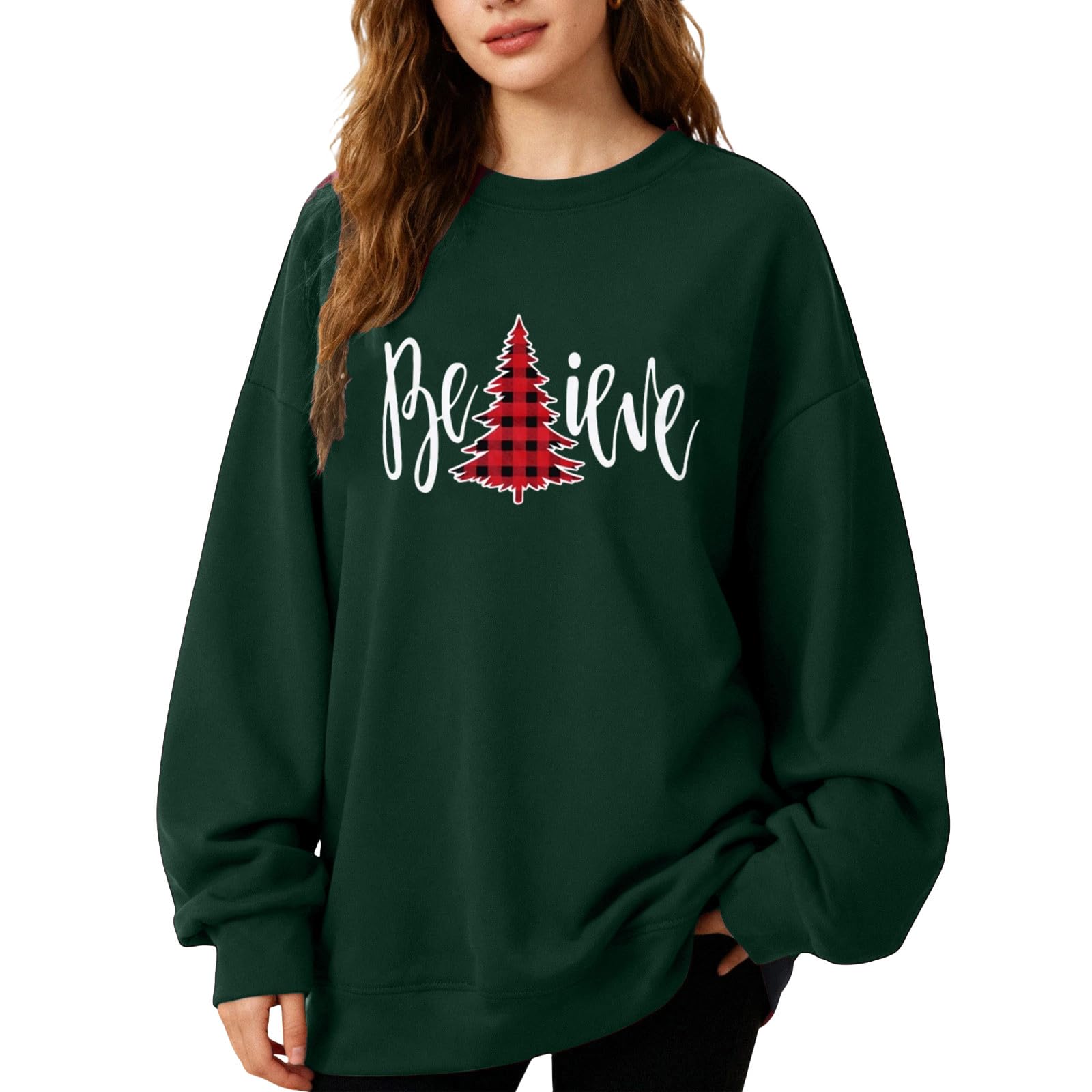 Sudadera de Navidad para mujer, talla grande, forro polar, suéter de moda para invierno, muñeco de nieve, suéteres sólidos estampados para mujer, ropa deportiva para mujer