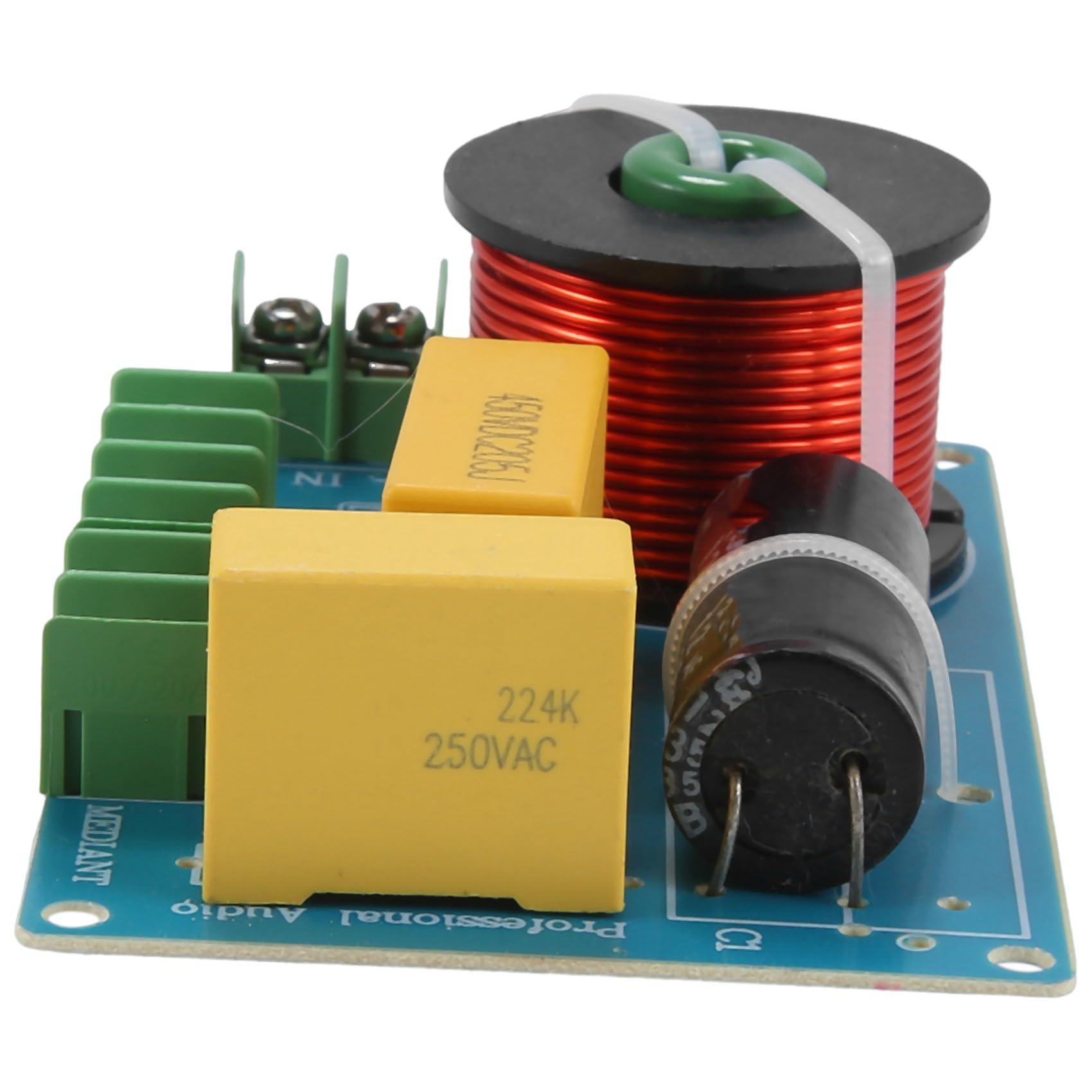 Diviseur de Fréquence de Haut-Parleur à 3 Voies de 200 W, Circuit Imprimé de Filtre de Séparateur Audio pour Le Croisement de Haut-Parleur de Bricolage de Cinéma Maison