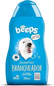 Beeps Shampoo Branqueador Para Cães e Gatos By Pet Society - 500 mL