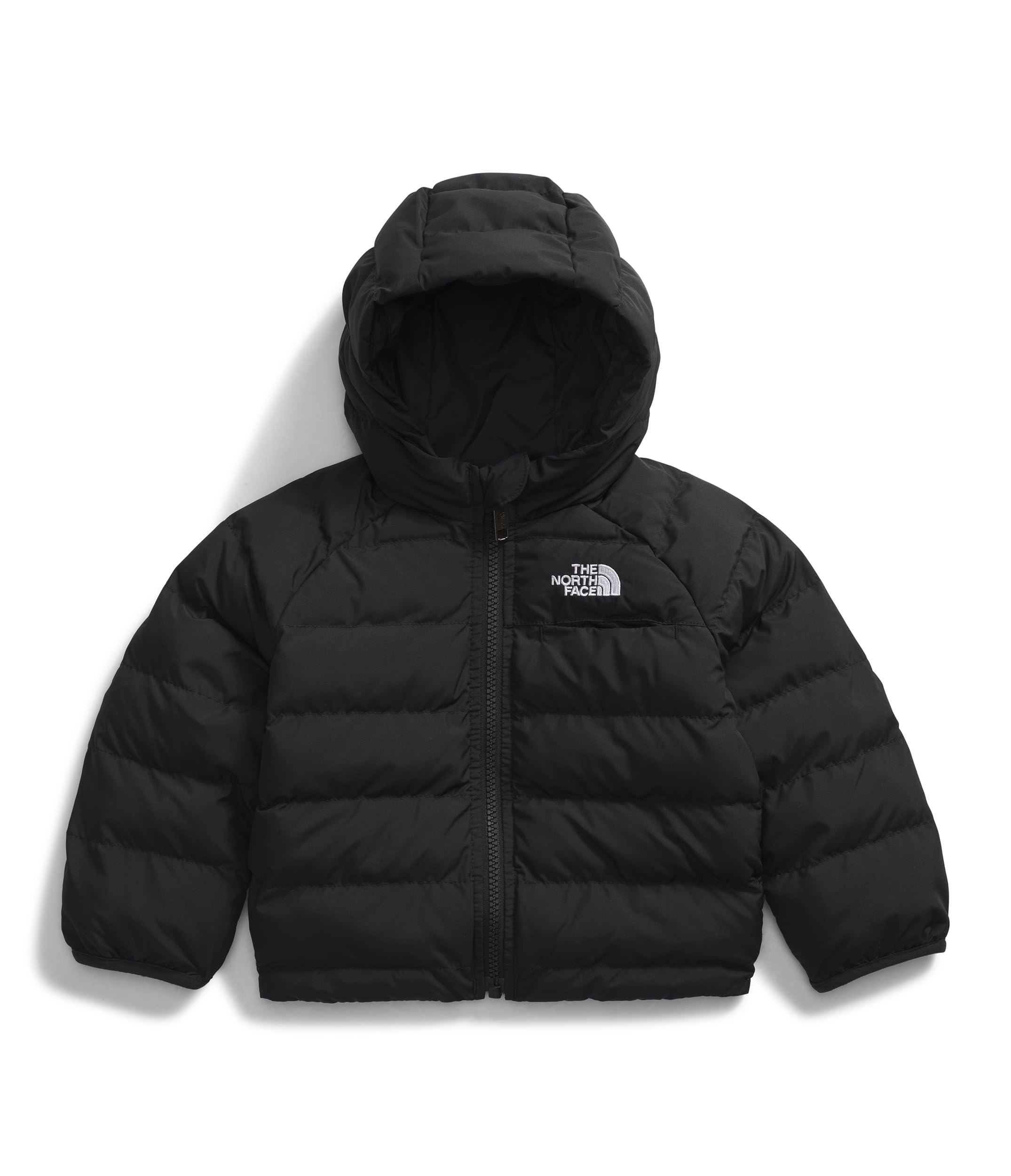 The North Face Baby Reversible Perrito Hooded Jacket, 12M, TNF Black
