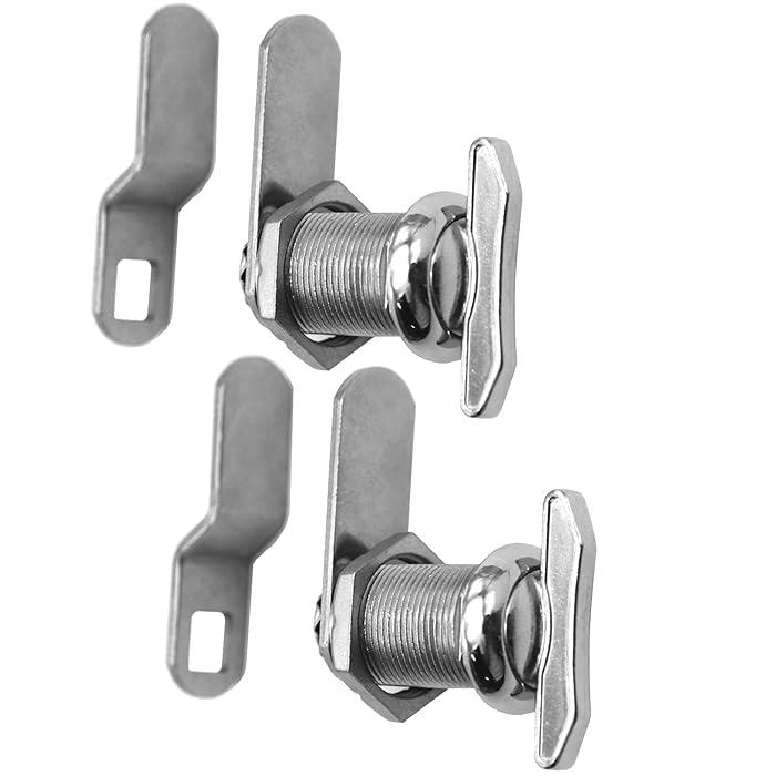 Buy WOOCH 1" Thumb Operated Offset Cam Lock, RV Compartment Latch, Non
