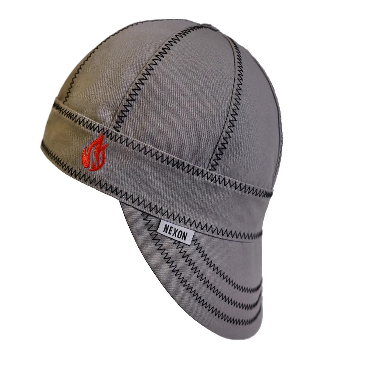 NEXFR FR Welding Caps for Men & Women, 8 Panel Welder's Cap, Duck Canvas Deep Crown Design for Safety & Protection