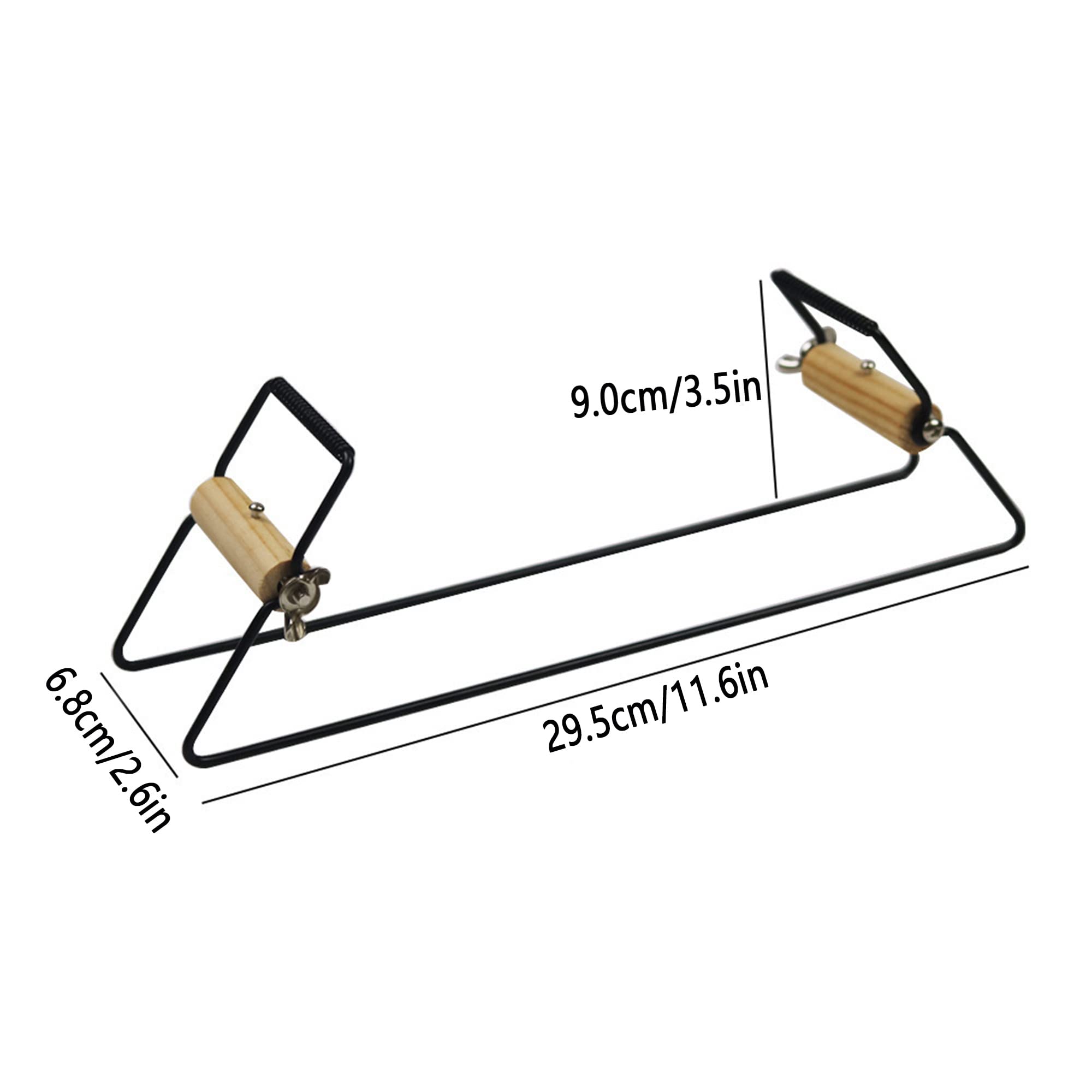 Métier à Tisser Manuel En Bois Et Acier Inoxydable YANRU - Pour Bracelets, Colliers, Bijoux DIY - Tension Réglable