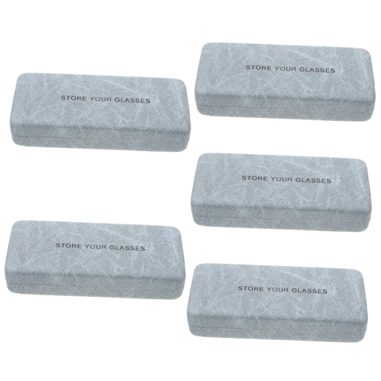 NOLITOY Portable Glasses Storage Case Durable Retro Style Organizer for Sunglasses and Glasses Easy to Clean for Travel and Home Use Wrinkled Leather Design