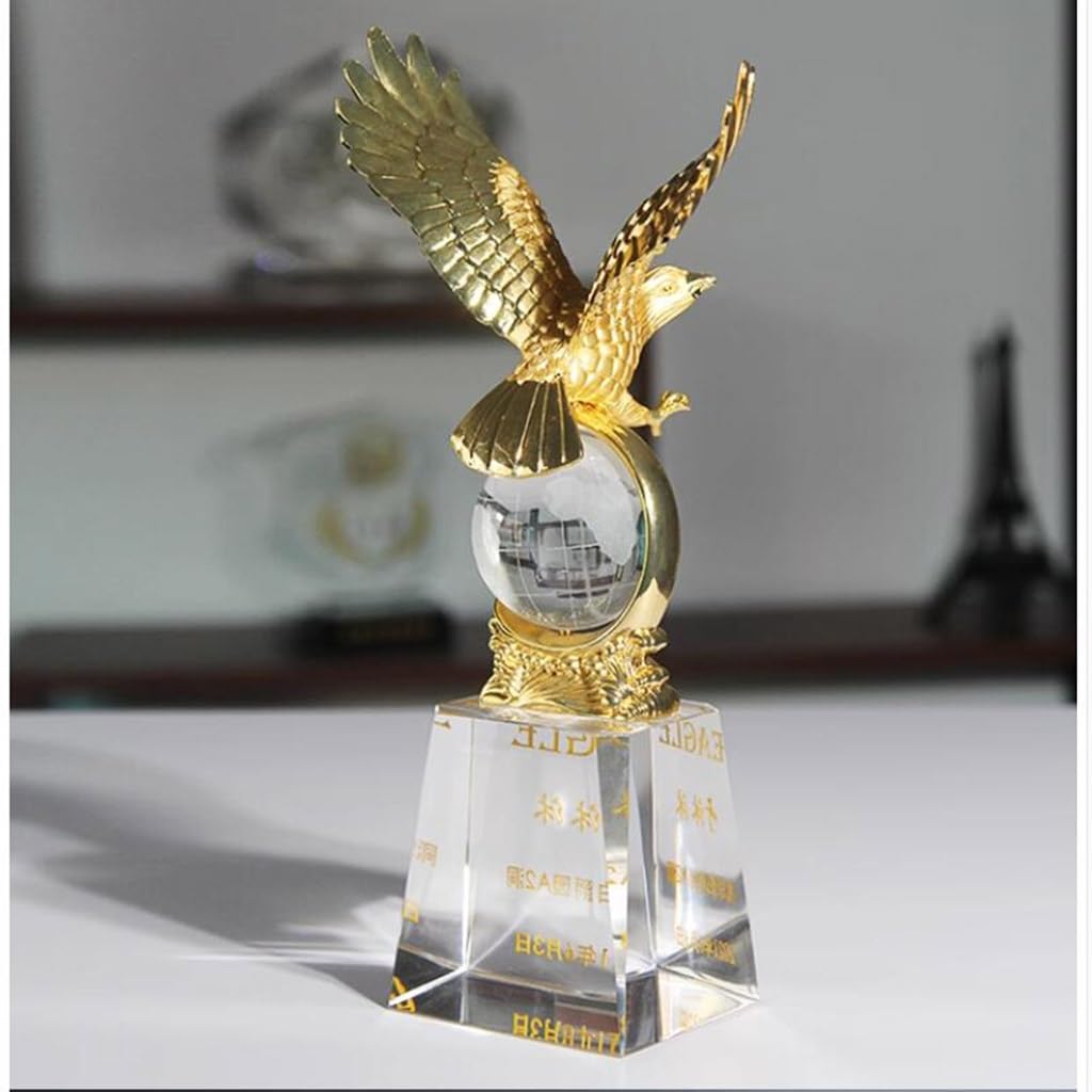 Pokale, Medaillen Auszeichnungen Souvenirtrophäe Zum Jubiläum Der Unternehmenskooperation Trophäe Aus Metall Schriftzug „Ehre Mit Trophäe“. Ornamente