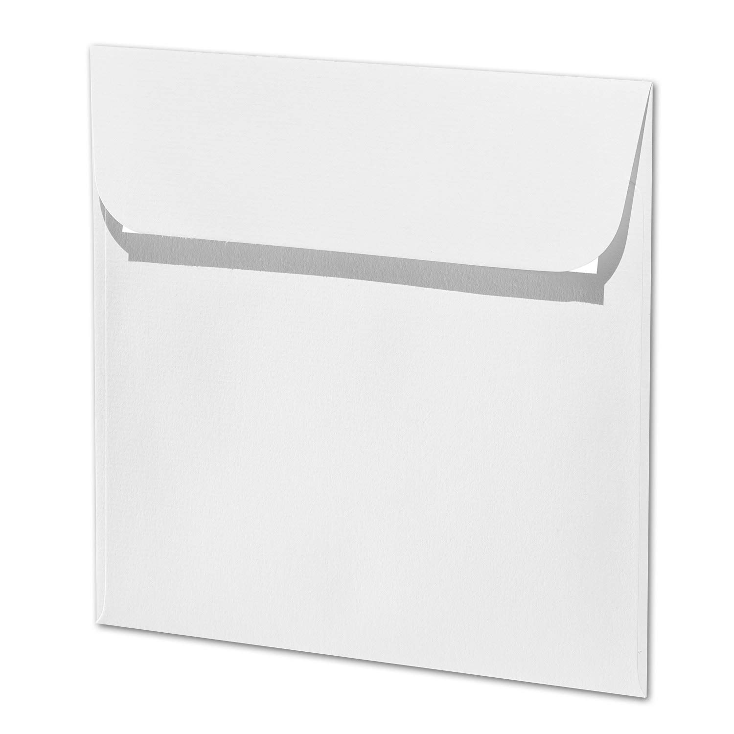 ARTOZ 75 x kwadratowe koperty w kolorze białym (biały) 100 g/m² – 16 x 16 cm – koperta bez okienka – koperty z klejem