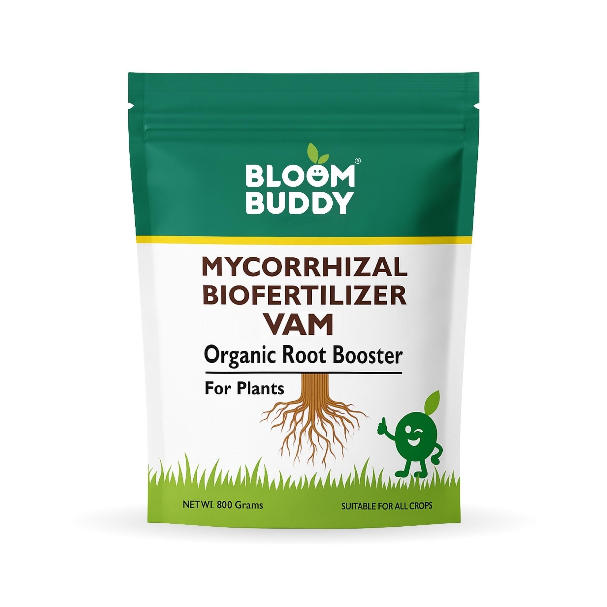 Mycorrhiza Biofertilizer – 800g | 60 IP/gm Vesicular Arbuscular Fungi for Strong Roots, Better Nutrient Uptake, Enhanced Soil Health | FCO‑1985 Compliant for Organic Use
