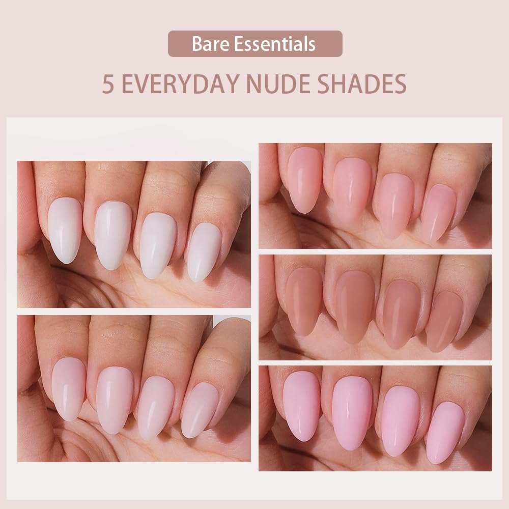 PROTIPS - Kit di 150 unghie a pressione in tinta unita per unghie corte, mandorle di 15 dimensioni, in morbido gel, extension per unghie finte, kit per manicure fai da te, per donne