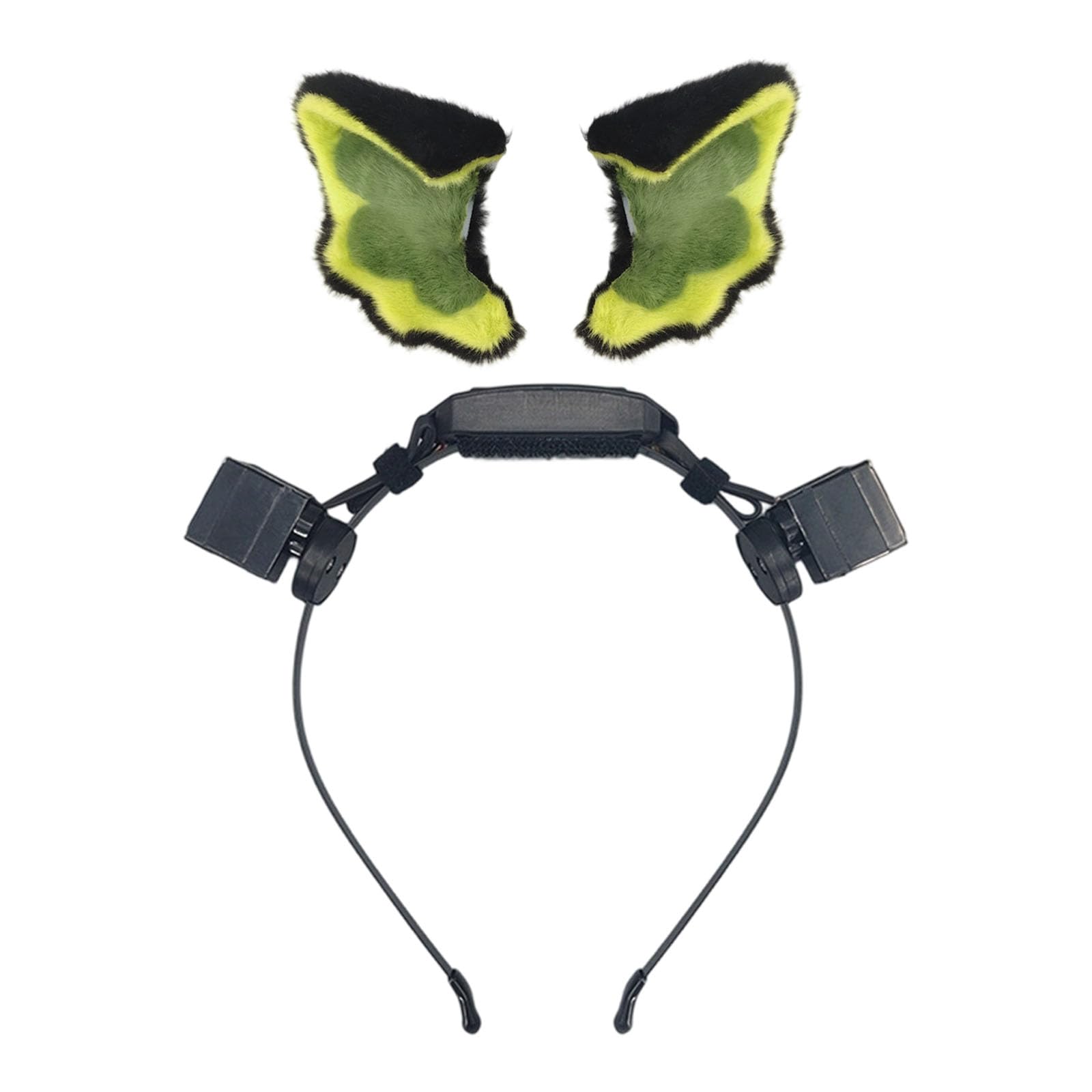Diadema de orejas de gatito para niñas, orejas dinámicas para cosplay, disfraces, máscaras, Halloween, cosplay, fiesta, orejas de movimiento interactivo