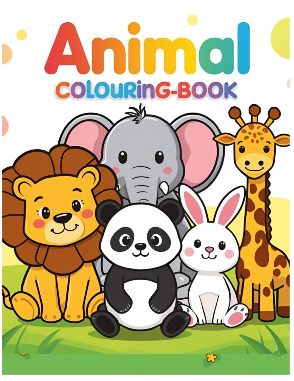 Animal Coloring Book for Kids: 26 Fun & Easy Cute Animals to Color