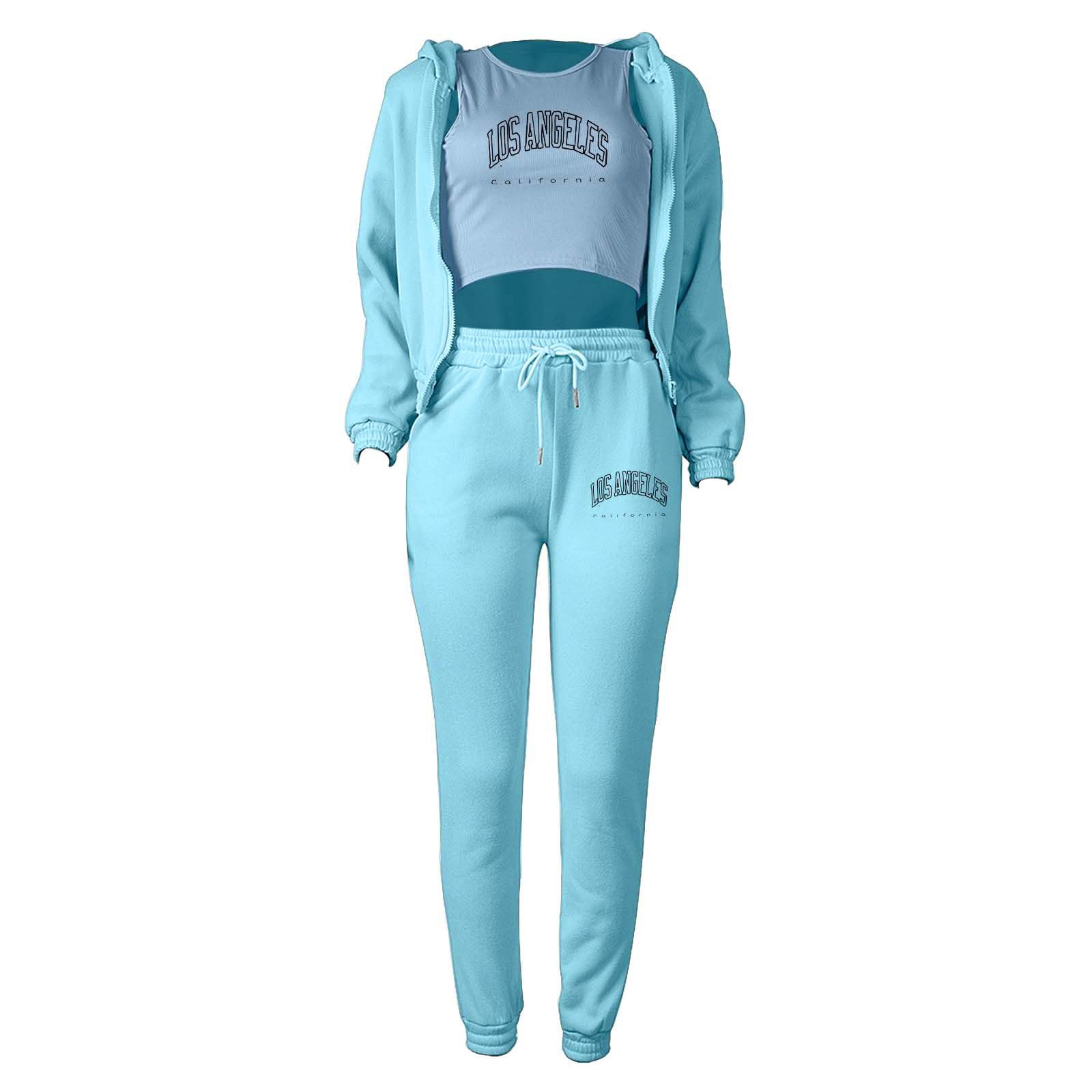 Tuta da donna 2 pezzi con cappuccio set autunno lettera con cappuccio abbigliamento da casa felpa e pantaloni della tuta Set di tute grafiche attive set joggers casual sportivo comodo allenamento,