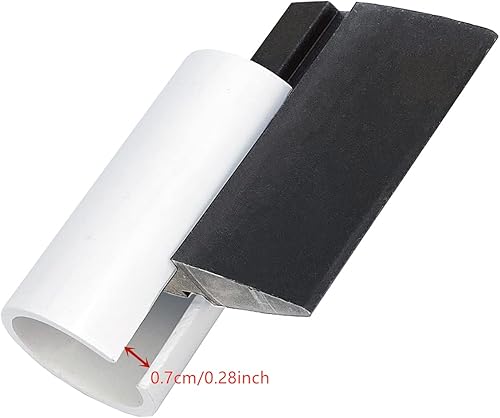 Miniatura 5 de 2 piezas DIY Mini escobilla de silicona para ventana de vidrio, espejo, ducha y fregadero - Negro