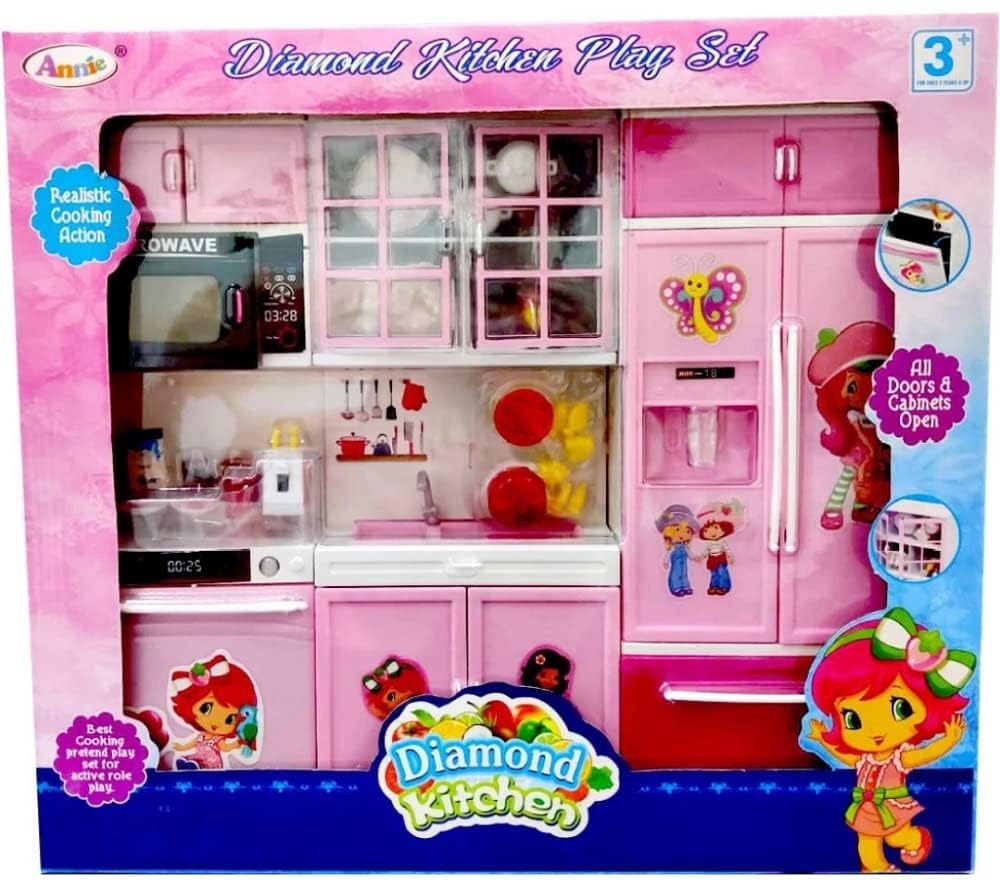 Qwick Click Diamond Kitchen Set for Kids, Kitchen Set for Kids