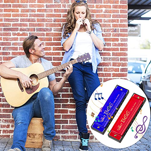 NTGRTY Lot de 2 harmonica diatonique diatonique pour enfant avec 10 trous - Les Beatles, Paul McCartney, John Lennon, RIngo Starr, George Harrison NTGRTY Lot de 2 harmonica diatonique diatonique pour enfant avec 10 trous – Image 7
