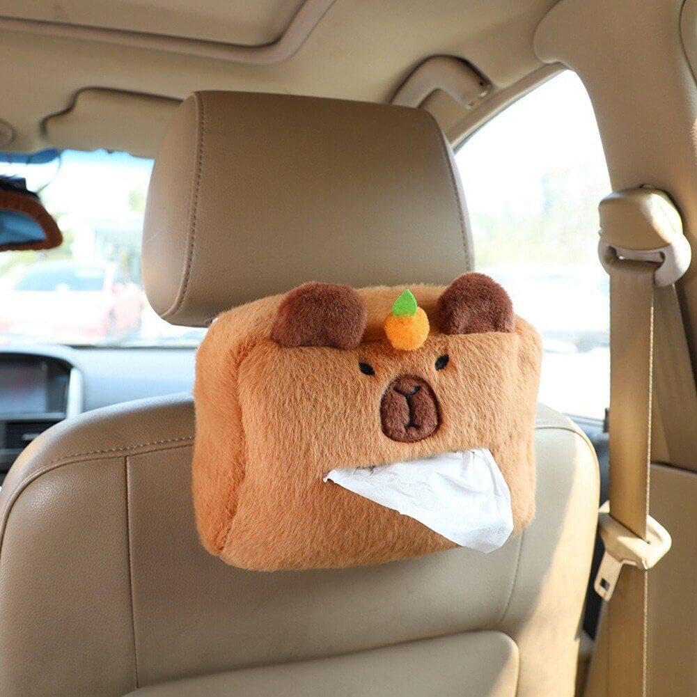 Porte-Boîte à Mouchoirs Capybara Mignon - Distributeur Lingettes Décoratif Chambre Et Salle De Bain