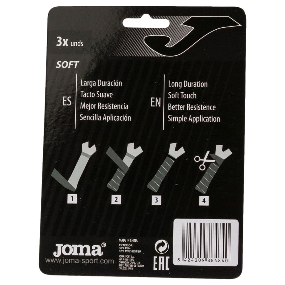 Joma OVERGRIP Club, Dorośli Unisex, Biały, Normalna