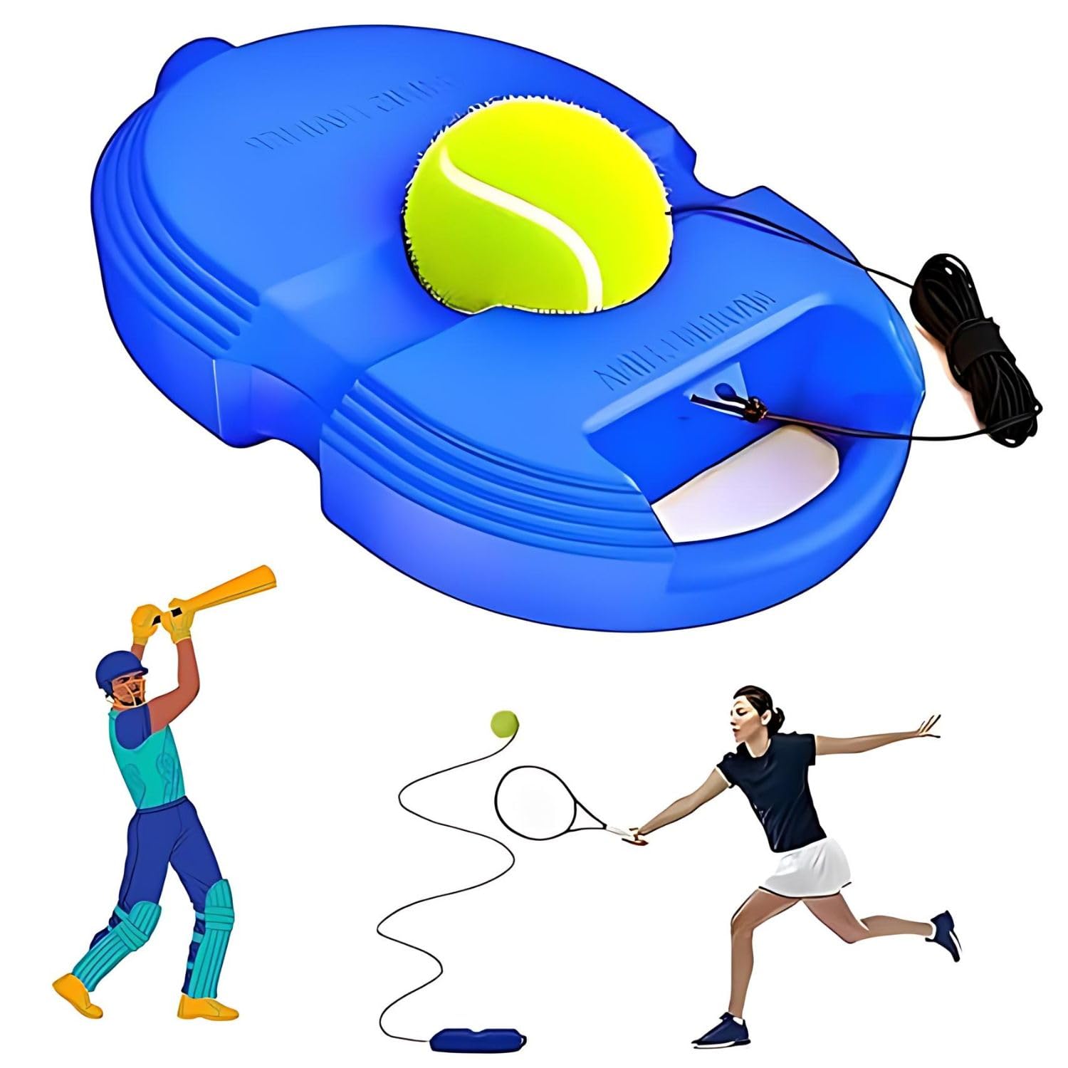 Mashes Self Tennis&Cricket Practice Ball with String, Tennis&Cricket Trainer Rebound Ball for Boys & Girls, Convenient Solo Tennis Training Gear Set, Self-Practice Tennis Set (No Racket Included) (B0D81H9GX7) Amazon Price History, Amazon Price Tracker