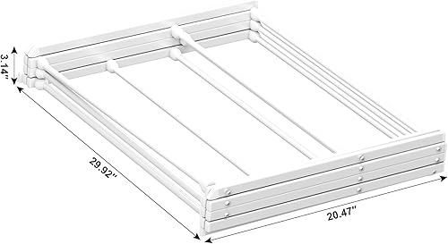 Miniatura 7 de Tendedero de ropa plegable para lavandería, resistente tendedero de ropa, secadora de ropa plegable plegable, fácil montaje, ahorro de espacio, uso