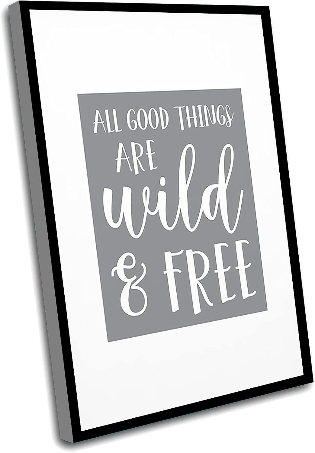 Men'S Bedroom Decor,Mens Room Decor,Rustic Office Decor,All Good Things Are,Motivational Quotes,Gifts,Large,Framed Art,12x16 Inch Framed Wall Art