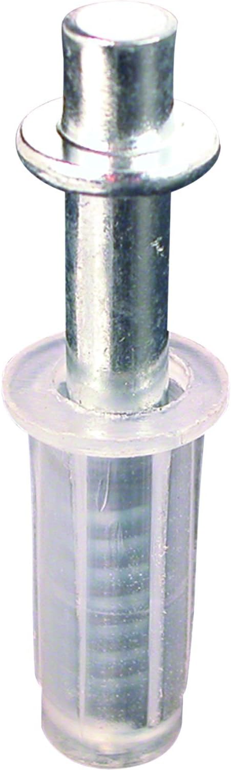 Prime-Line MP6700 3/8 In. Nylon Spring-Loaded Top Pivot with 1/4 In. Steel Pin, fits Alliance Doors, 2 Count (Pack of 1), Silver