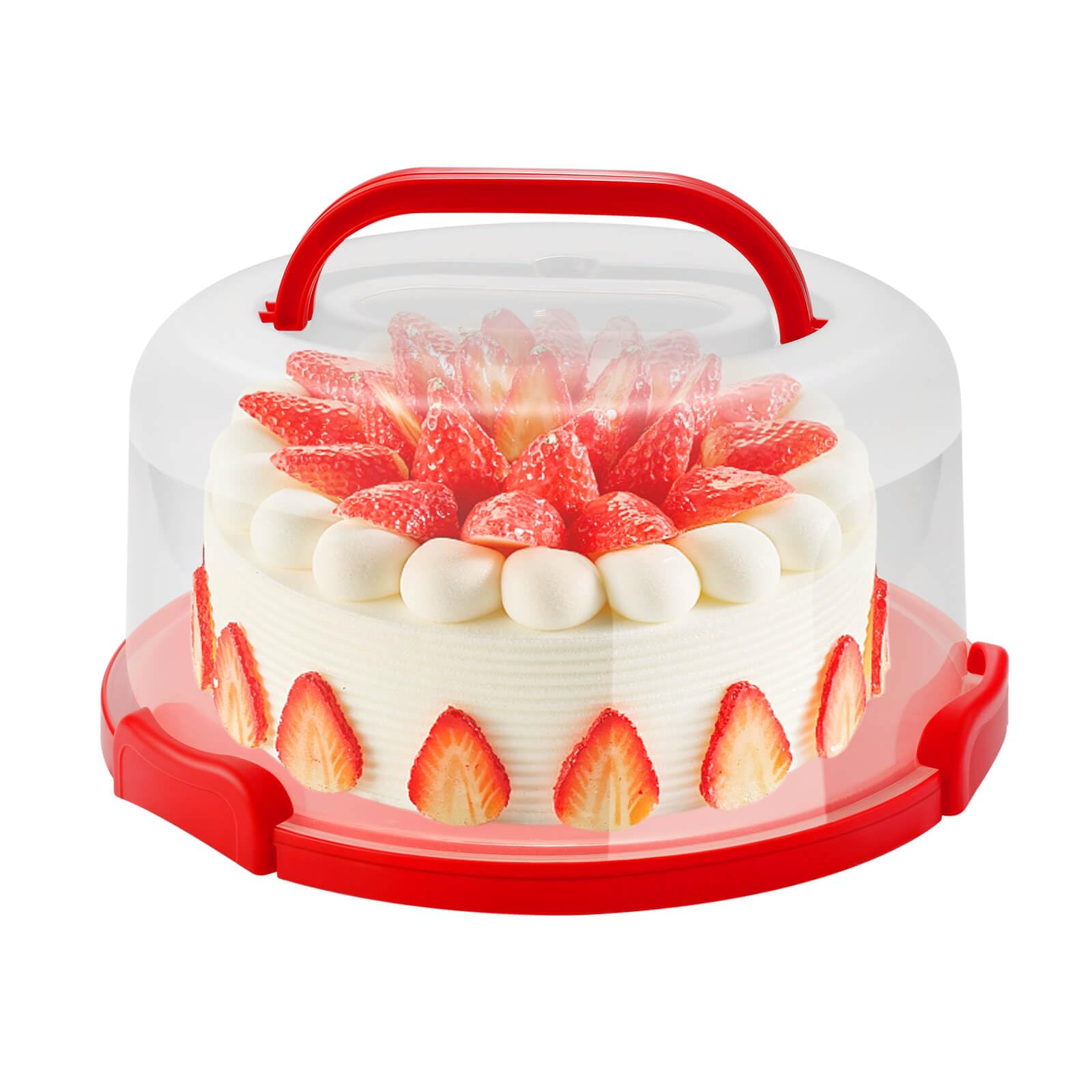 NVAZIOP Cake Carrier Red