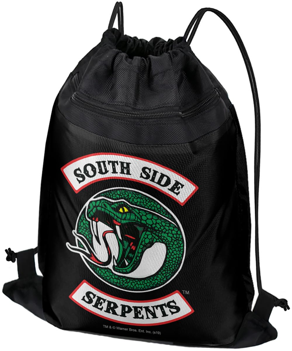 LOGOVISION Riverdale South Side Serpents Drawstring Backpack Sports Bag Sackpack 17