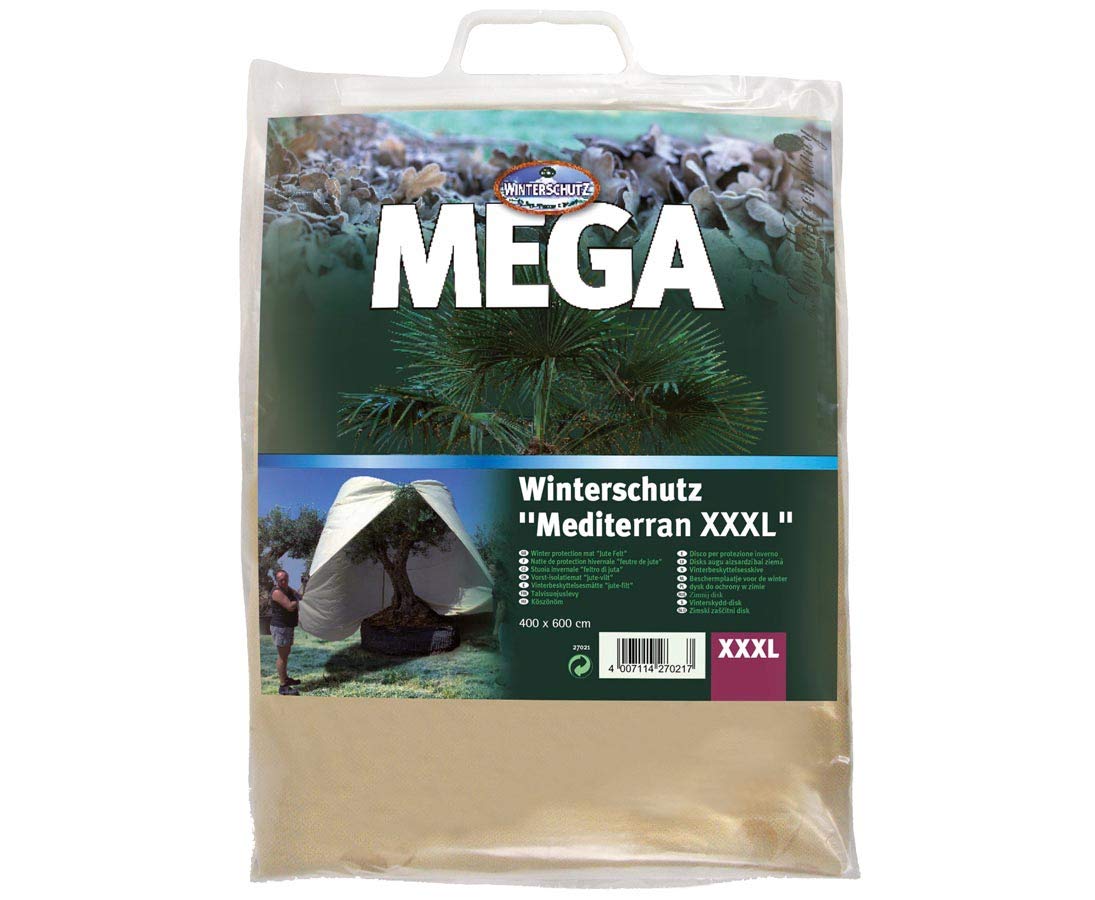 wintrs chutz Telo XXL, pianta in tessuto non tessuto per Palme e alberi, H: 350 X B: 250 cm, Beige colorato con reissvrschluss – Protezione invernale cappe Pianta protezione guscio per piante
