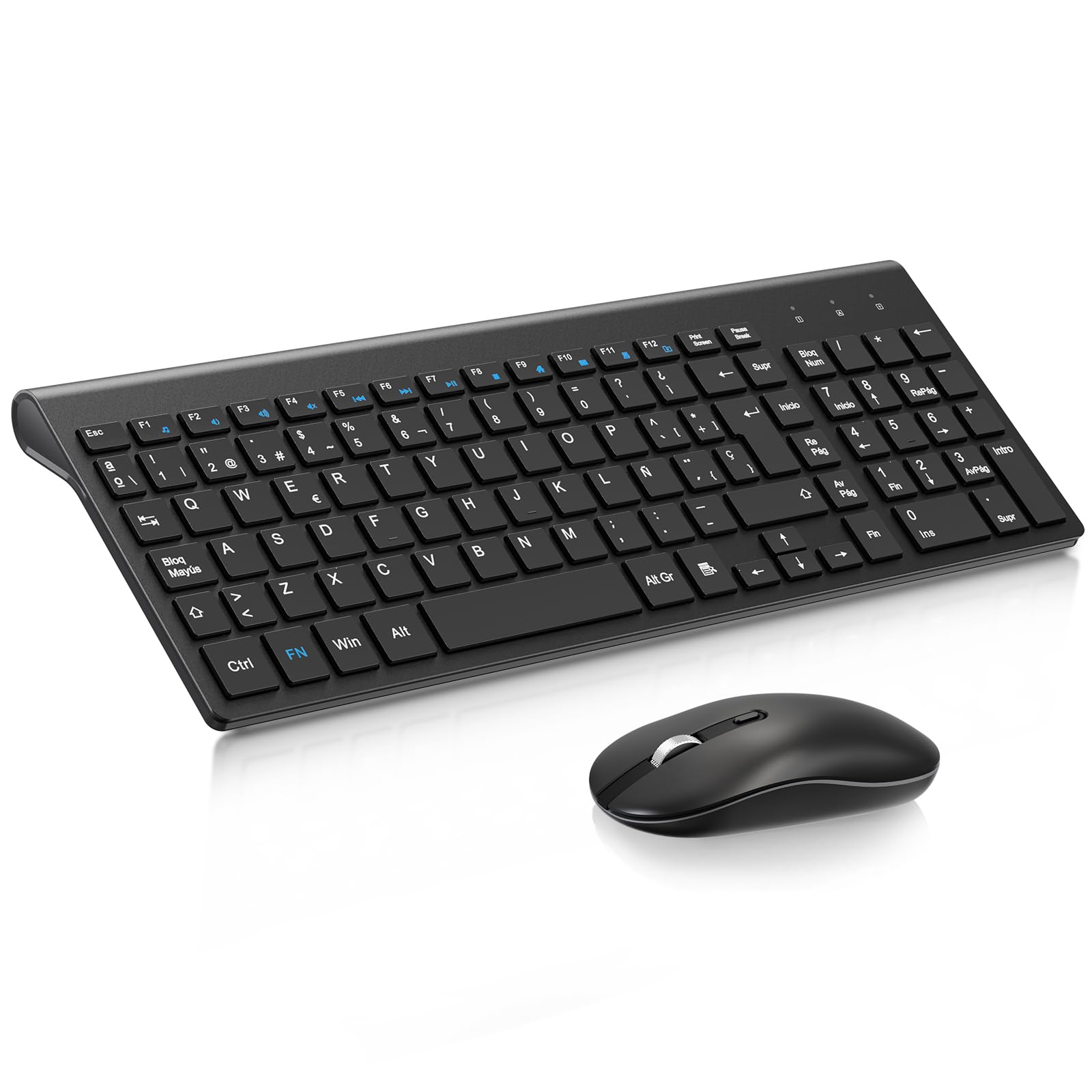 Teclado y Ratón Inalámbricos: Comodidad y Libertad Total